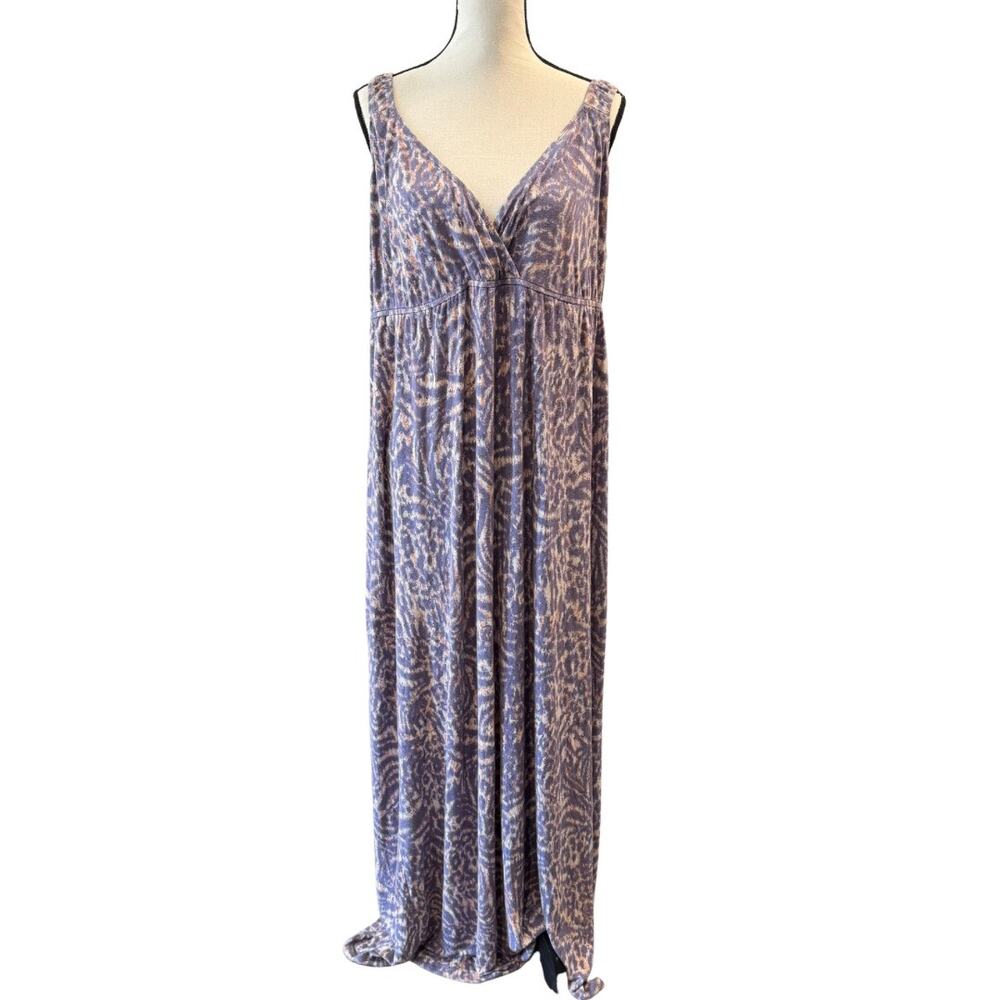 CAbi Women’s Abstract Print Sleeveless Maxi Dress Size XL